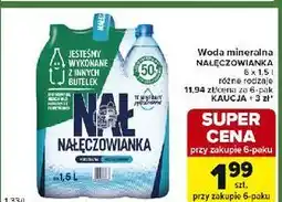 Carrefour Express Woda niegazowana Nałęczowianka oferta