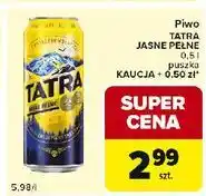Carrefour Express Piwo Tatra Jasne Pełne oferta