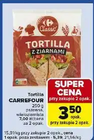 Carrefour Express Tortilla pszenna Carrefour Classic oferta