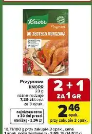 Carrefour Express Przyprawa do złotego kurczaka Knorr oferta