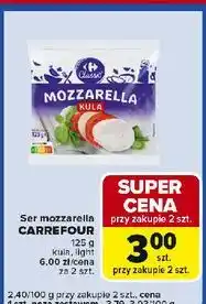 Carrefour Express Mozzarella light Carrefour Classic oferta
