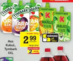 Gram Market Kubuś / Tymbark Mus XXL oferta