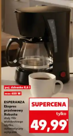 Kaufland Ekspres do kawy Esperanza oferta