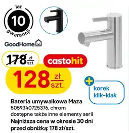 Castorama Bateria umywalkowa GoodHome oferta