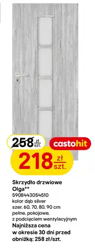Castorama Skrzydło drzwiowe Silver oferta