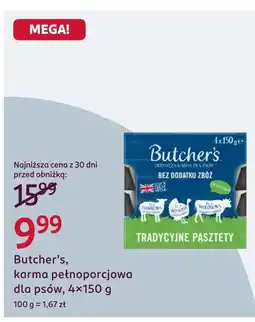 Rossmann Karma dla psa Butcher's oferta
