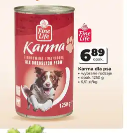 Odido Karma dla psa Fine life oferta