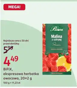 Rossmann Herbata owocowa Bifix oferta