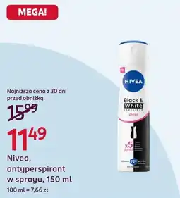 Rossmann Antyperspirant Nivea oferta