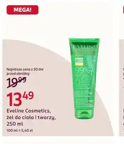 Rossmann Żel do ciała Eveline Cosmetics oferta
