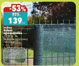 Biedronka Osłona ogrodzeniowa 2 x 25 m Decoteam oferta
