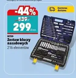 Biedronka Zestaw kluczy w walizce Niteo Tools oferta
