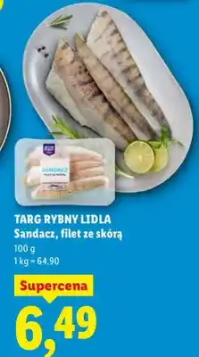 Lidl Sandacz, filet ze skórą oferta