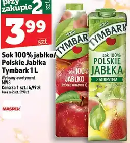 Topaz Sok 100% jabłko Polskie Jabłka Tymbark oferta