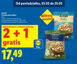Lidl Pistacje kalifornijskie prażone bez soli oferta