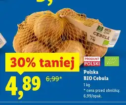 Lidl Cebula BIO oferta