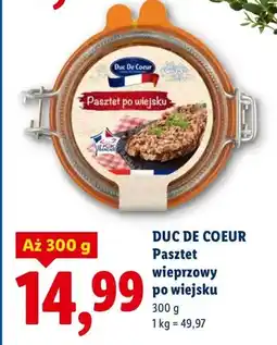 Lidl Pasztet wieprzowy po wiejsku oferta