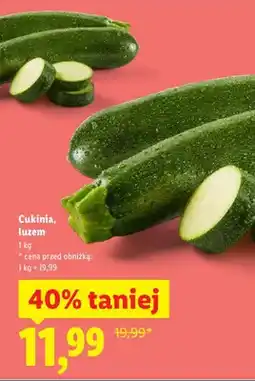 Lidl Cukinia luzem oferta