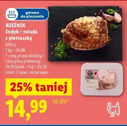 Lidl Indyk - rolada z pietruszką oferta