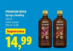 Lidl Syrop z inuliną oferta