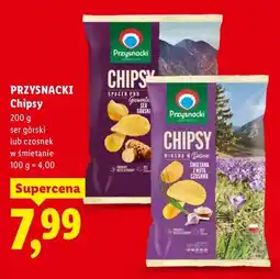 Lidl Chipsy ser górski lub czosnek w śmietanie oferta