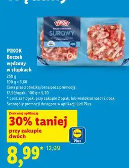 Lidl Boczek wędzony w słupkach oferta