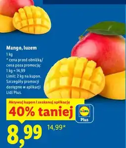 Lidl Mango luzem oferta