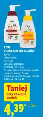 Lidl Pianka do mycia dla dzieci oferta
