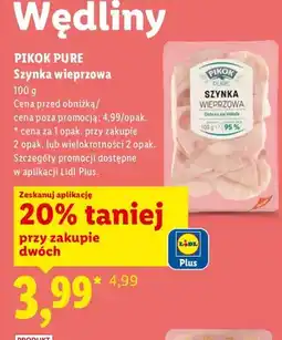 Lidl Szynka wieprzowa oferta