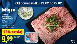 Lidl Mięso mielone z łopatki i boczku oferta