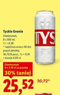 Lidl Piwo ośmiopak oferta