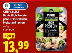 Lidl Danie High Protein penne z kurczakiem, brokułami i serem oferta