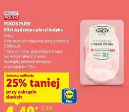 Lidl Filet wędzony z piersi indyka oferta
