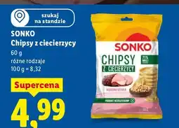Lidl Chipsy z ciecierzycy oferta