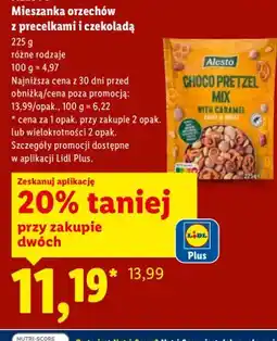 Lidl Mieszanka orzechów z precelkami i czekoladą oferta