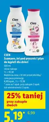 Lidl Szampon, żel pod prysznic i płyn do kąpieli dla dzieci oferta