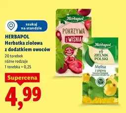 Lidl Herbatka ziołowa z dodatkiem owoców oferta