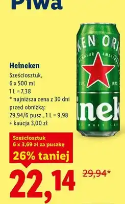 Lidl Piwo sześciostopak oferta