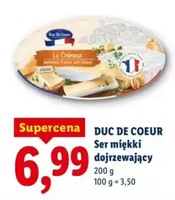 Lidl Ser miękki dojrzewający oferta