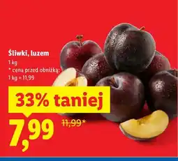 Lidl Śliwki luzem oferta