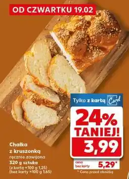 Kaufland Chałka z kruszonką oferta