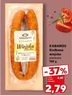 Kaufland KABANOS Kiełbasa wiejska pieczona 100 g oferta