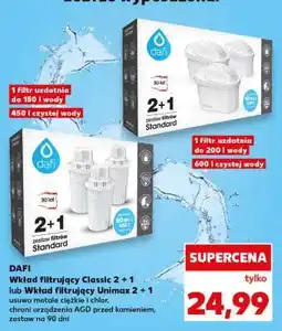 Kaufland DAFI Wkład filtrujący Classic 2 + 1 lub Wkład filtrujący Unimax 2 + 1 oferta