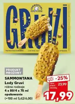 Kaufland SAMMONTANA Lody Gruvi oferta