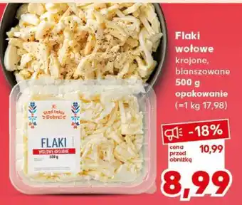 Kaufland Flaki wołowe krojone, blanszowane 500 g opakowanie oferta