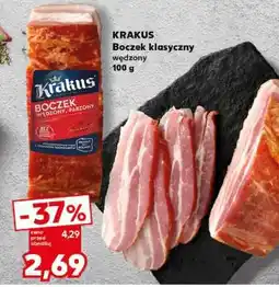 Kaufland KRAKUS Boczek klasyczny wędzony 100 g oferta