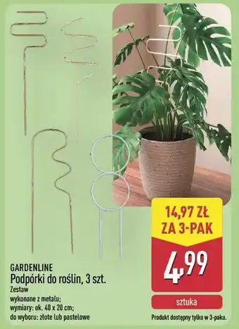 GARDENLINE Podpórki do roślin, 3 szt