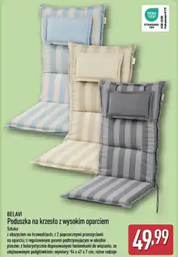 ALDI BELAVI Poduszka na krzesło z wysokim oparciem oferta