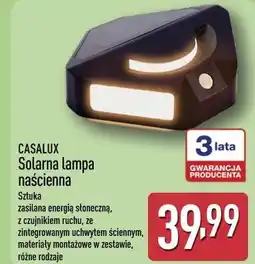 ALDI CASALUX Solarna lampa naścienna oferta