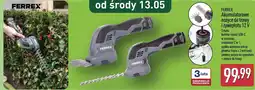 ALDI FERREX Akumulatorowe nożyce do trawy i żywopłotu 12 V oferta
